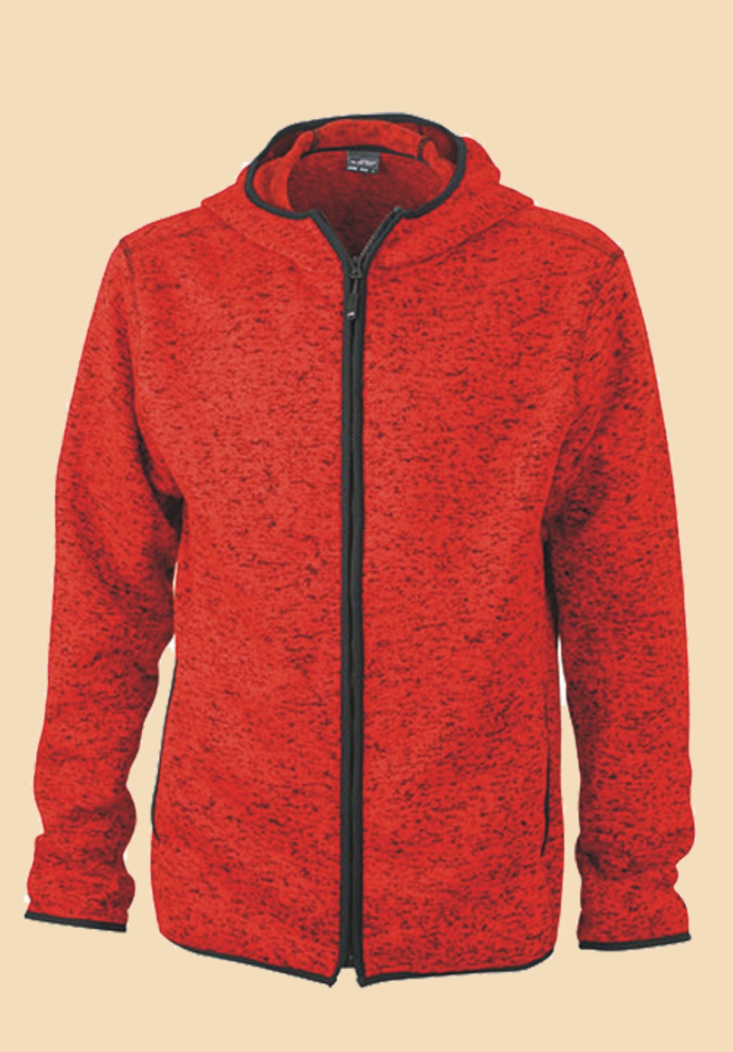 Red Melange/Black