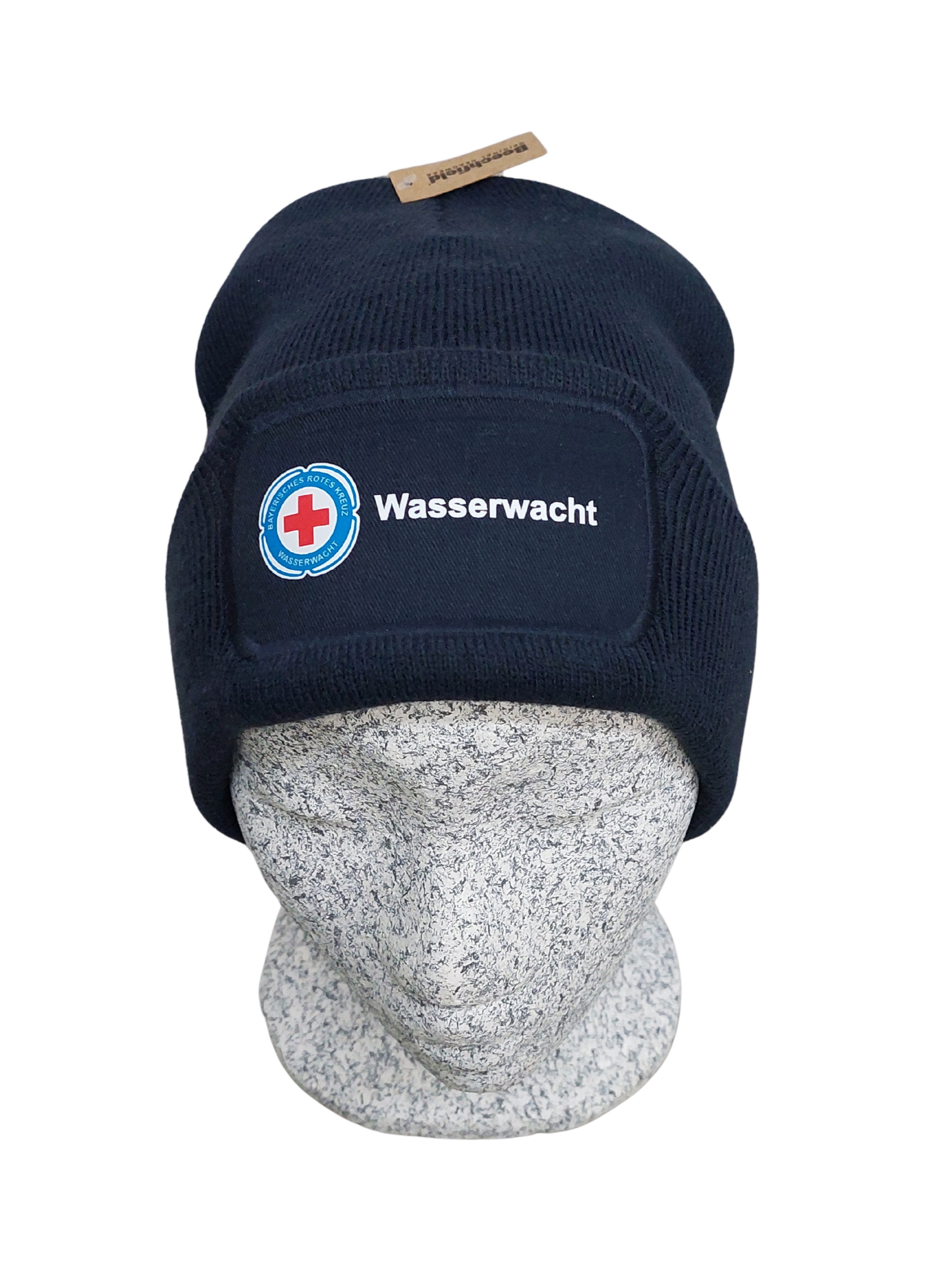Patch Beanie in French Navy